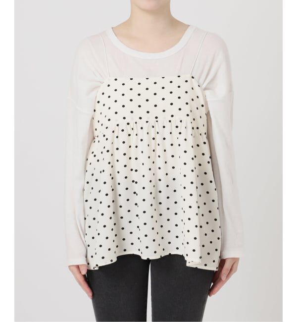 JOURNAL STANDARD relume「ランダムドットチュニックキャミソール」|キャミソール|