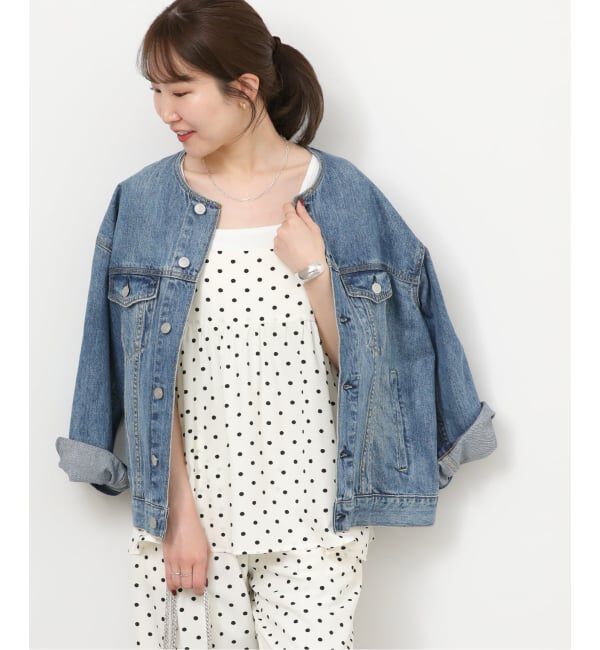 JOURNAL STANDARD relume「ランダムドットチュニックキャミソール」|キャミソール|ホワイト