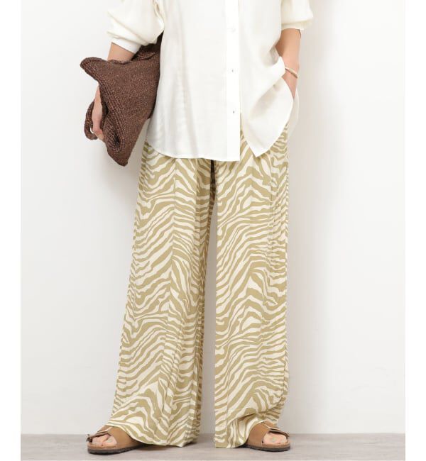 JOURNAL STANDARD relume「【LUSANA/ルサナ】CICI PANTS：パンツ」|スラックス|ベージュ