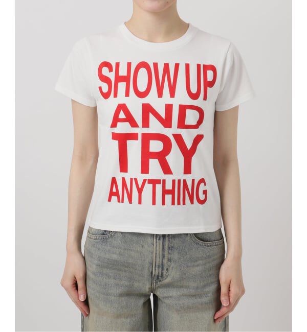 Oriens JOURNAL STANDARD「SHOW UP プリントTEE」|Tシャツ・カットソー|