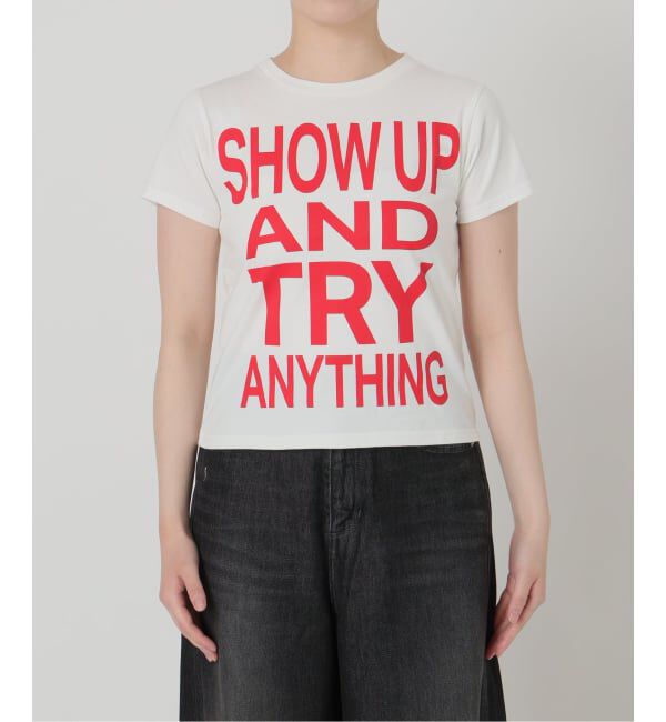 Oriens JOURNAL STANDARD「SHOW UP プリントTEE」|Tシャツ・カットソー|