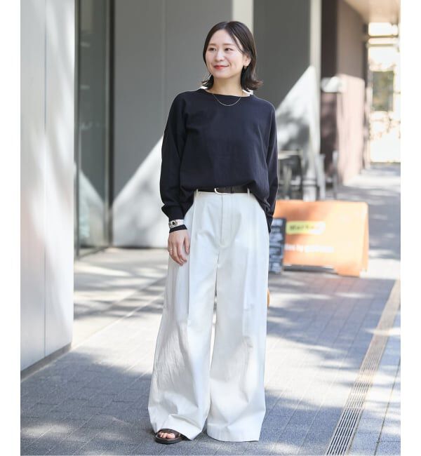 JOURNAL STANDARD「コットンシルクミックス2WAYヘンリー」|ニット・セーター|