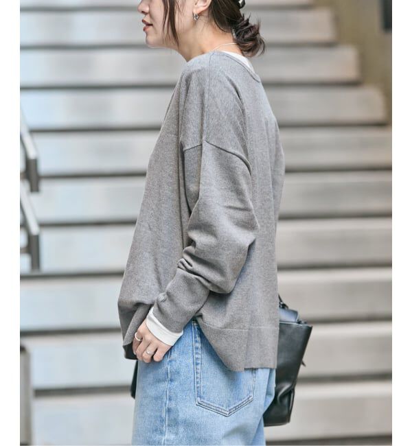 JOURNAL STANDARD「コットンシルクミックス2WAYヘンリー」|ニット・セーター|