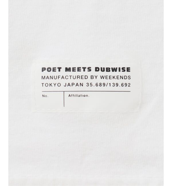 journal standard L'essage「《予約》POET MEETS DUBWISE LOOSE FIT LOGO Tシャツ」|Tシャツ・カットソー|