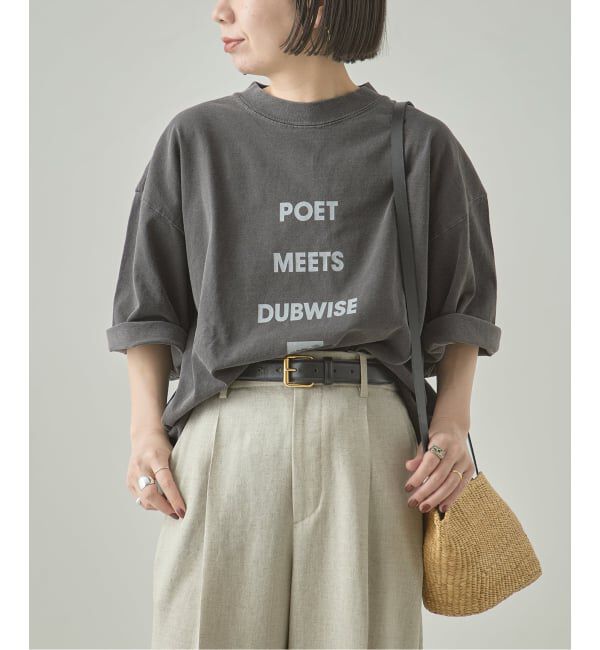 journal standard L'essage「《予約》POET MEETS DUBWISE LOOSE FIT LOGO Tシャツ」|Tシャツ・カットソー|