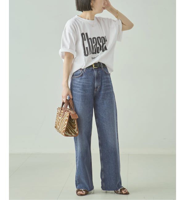 journal standard L'essage「《予約》【Chaser~】ピグメントTシャツ」|Tシャツ・カットソー|