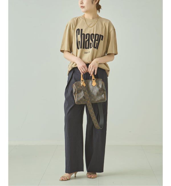 journal standard L'essage「《予約》【Chaser~】ピグメントTシャツ」|Tシャツ・カットソー|
