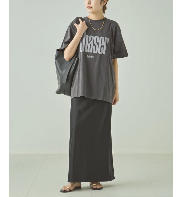 journal standard L'essage「《予約》【Chaser~】ピグメントTシャツ」|Tシャツ・カットソー|
