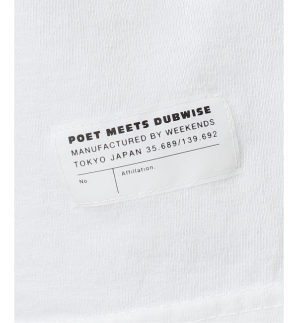 journal standard L'essage「《予約》POET MEETS DUBWISE 別注LOOSE FIT Tシャツ」|Tシャツ・カットソー|