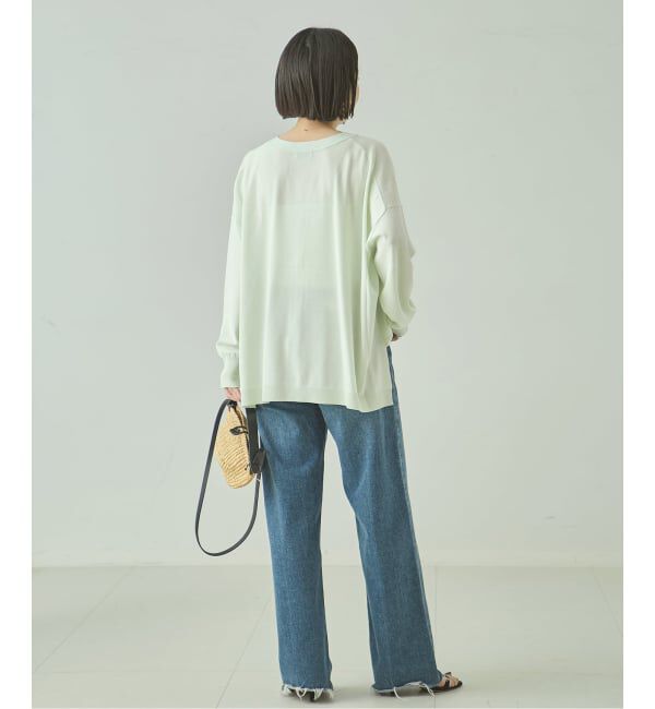 journal standard L'essage「《予約/接触冷感/手洗い可》クールタッチワイドVカーディガン」|カーディガン|