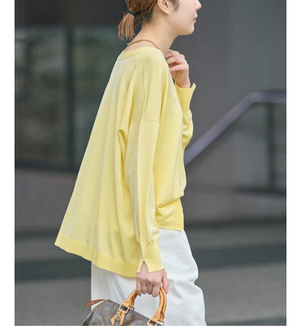 journal standard L'essage「《予約/接触冷感/手洗い可》クールタッチワイドVカーディガン」|カーディガン|