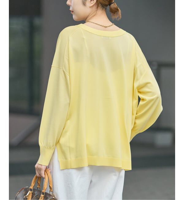 journal standard L'essage「《予約/接触冷感/手洗い可》クールタッチワイドVカーディガン」|カーディガン|