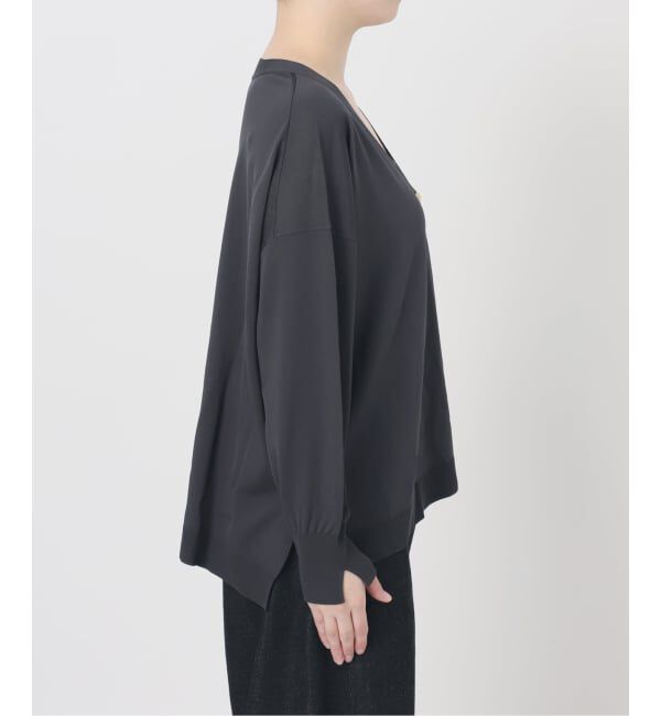 journal standard L'essage「《予約/接触冷感/手洗い可》クールタッチワイドVカーディガン」|カーディガン|