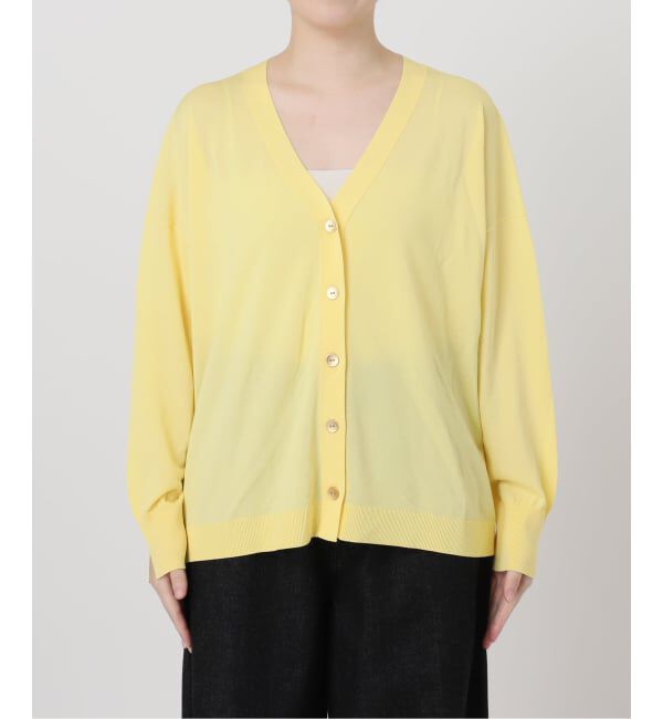 journal standard L'essage「《予約/接触冷感/手洗い可》クールタッチワイドVカーディガン」|カーディガン|