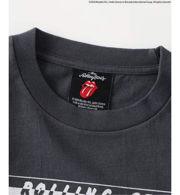 JOURNAL STANDARD relume「《予約》ローリングストーンズ 別注 ヴィンテージ加工 プリントTシャツ」|Tシャツ・カットソー|
