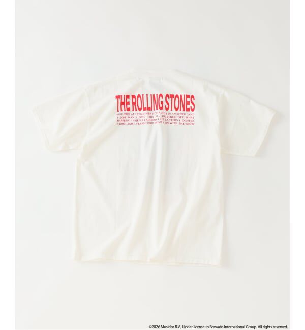 JOURNAL STANDARD relume「《予約》ローリングストーンズ 別注 ヴィンテージ加工 プリントTシャツ」|Tシャツ・カットソー|