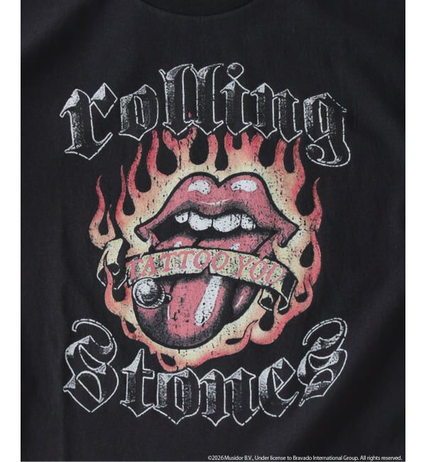 JOURNAL STANDARD relume「《予約》ローリングストーンズ 別注 ヴィンテージ加工 プリントTシャツ」|Tシャツ・カットソー|