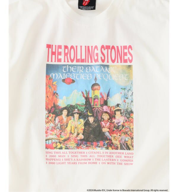 JOURNAL STANDARD relume「《予約》ローリングストーンズ 別注 ヴィンテージ加工 プリントTシャツ」|Tシャツ・カットソー|