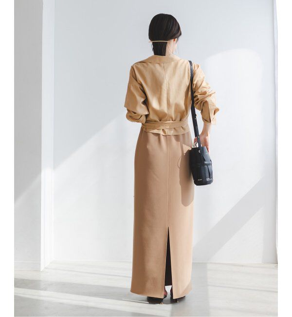 NOBLE「【洗える】ニットライクジョーゼット2wayワンピース」|ワンピース|