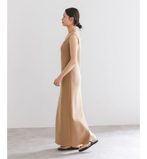 NOBLE「【洗える】ニットライクジョーゼット2wayワンピース」|ワンピース|