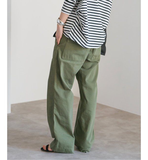 Spick and Span「《追加2》ルーズベイカーパンツ」|カーゴ|