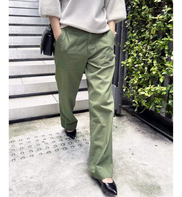 Spick and Span「《追加2》ルーズベイカーパンツ」|カーゴ|