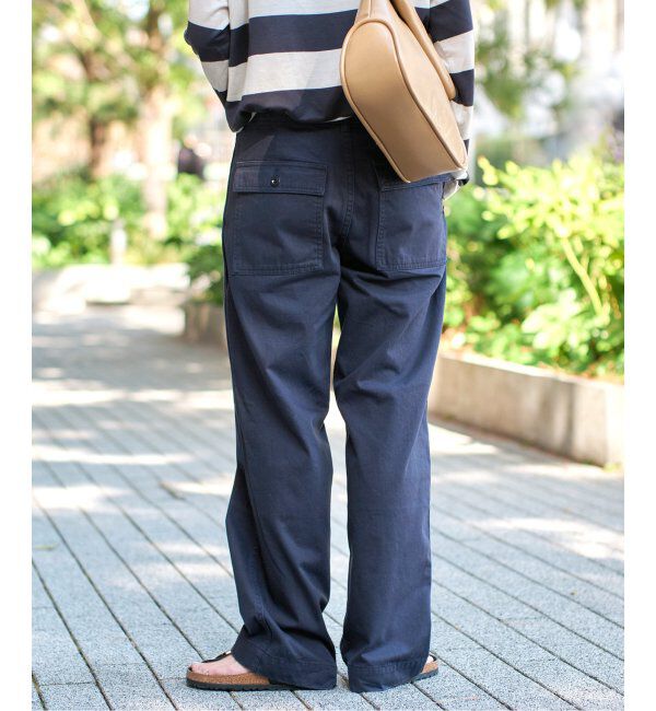 Spick and Span「《追加2》ルーズベイカーパンツ」|カーゴ|