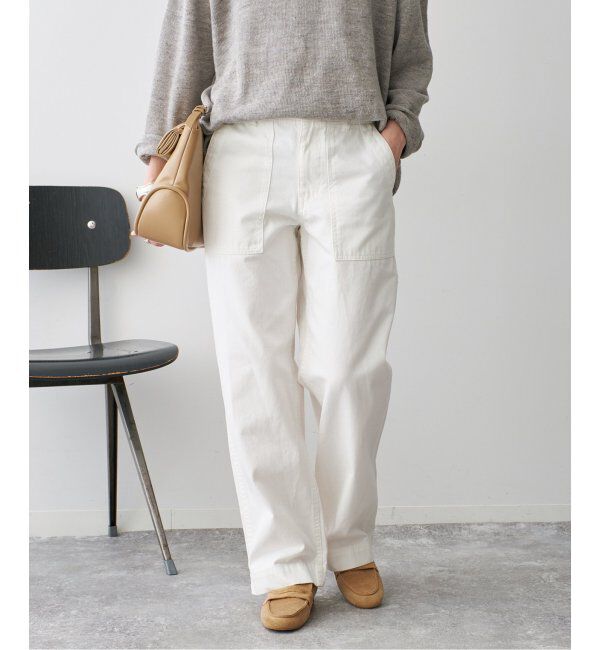 Spick and Span「《追加2》ルーズベイカーパンツ」|カーゴ|