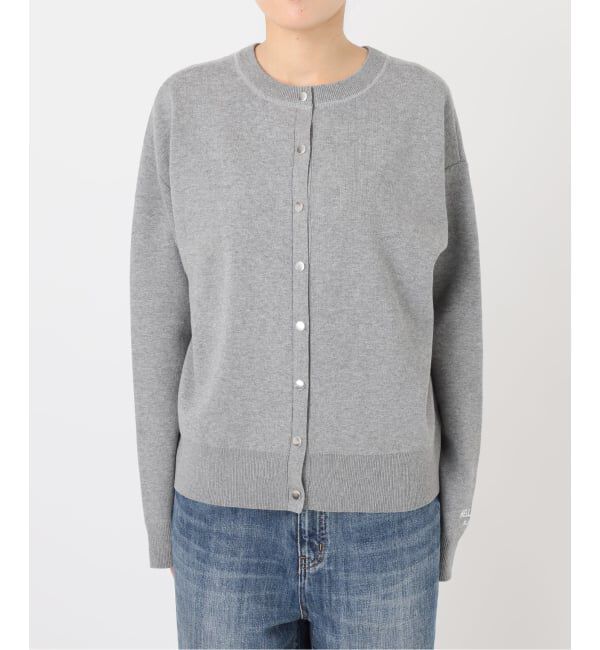 Spick and Span「《WEB限定》2WAYスナップボタンロゴニット」|カーディガン|