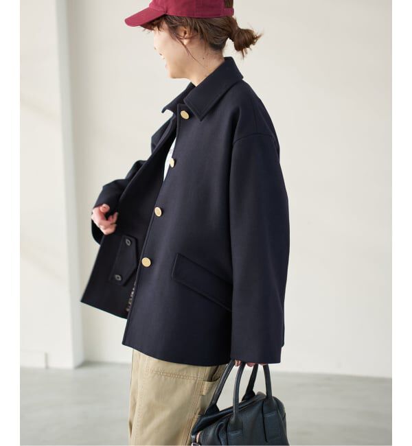 Spick and Span「TRADITIONAL WEATHERWEAR 別注LINTON SHORT*」|ステンカラーコート|