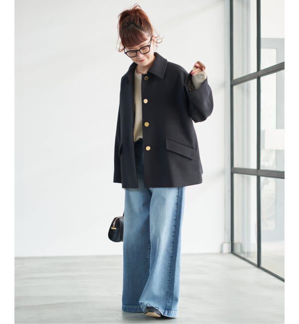 Spick and Span「TRADITIONAL WEATHERWEAR 別注LINTON SHORT*」|ステンカラーコート|