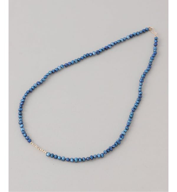 Lilas by Spick&Span「《予約》ミラーボール*サザレインディゴパールネックレス K10」|ネックレス|