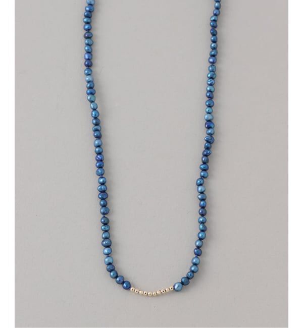 Lilas by Spick&Span「《予約》ミラーボール*サザレインディゴパールネックレス K10」|ネックレス|