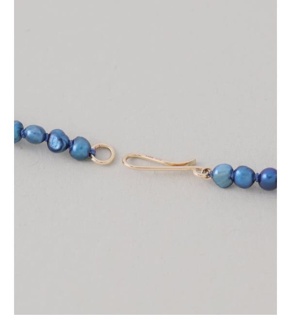 Lilas by Spick&Span「《予約》ミラーボール*サザレインディゴパールネックレス K10」|ネックレス|