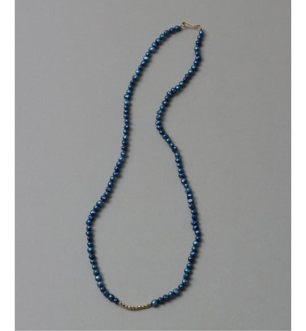 Lilas by Spick&Span「《予約》ミラーボール*サザレインディゴパールネックレス K10」|ネックレス|