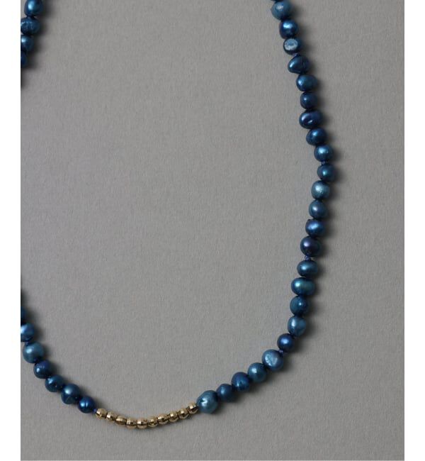 Lilas by Spick&Span「《予約》ミラーボール*サザレインディゴパールネックレス K10」|ネックレス|