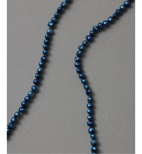 Lilas by Spick&Span「《予約》ミラーボール*サザレインディゴパールネックレス K10」|ネックレス|