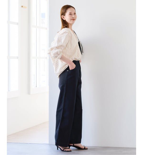 U by SPICK&SPAN「オーバーフードシャツ」|シャツ・ブラウス|