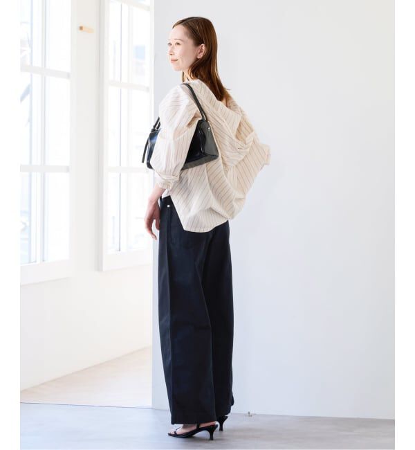 U by SPICK&SPAN「オーバーフードシャツ」|シャツ・ブラウス|