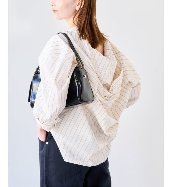 U by SPICK&SPAN「オーバーフードシャツ」|シャツ・ブラウス|