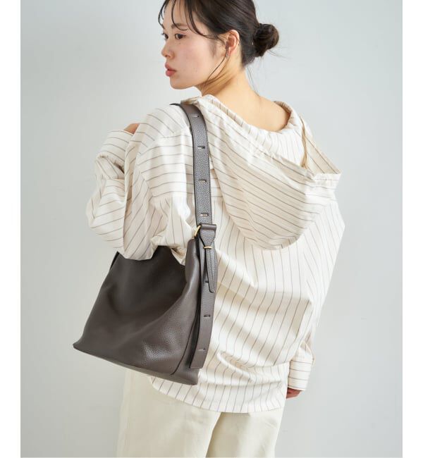 U by SPICK&SPAN「オーバーフードシャツ」|シャツ・ブラウス|