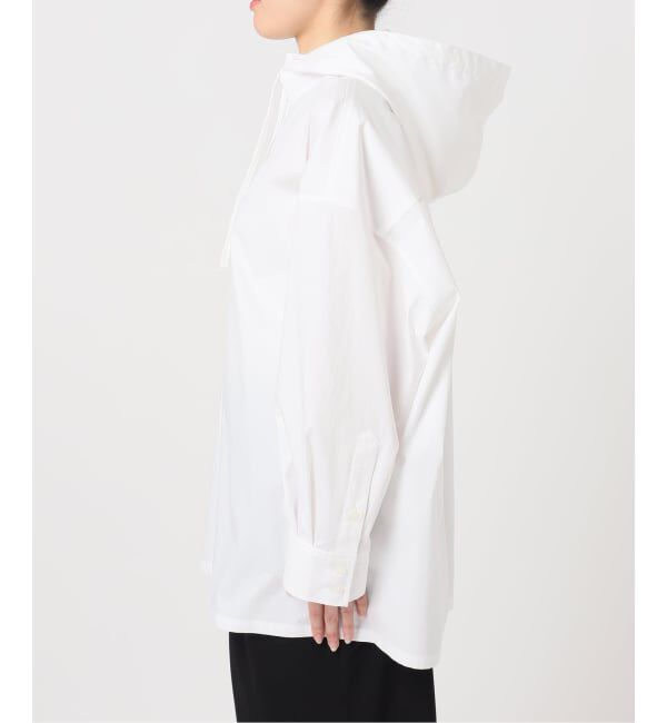 U by SPICK&SPAN「オーバーフードシャツ」|シャツ・ブラウス|