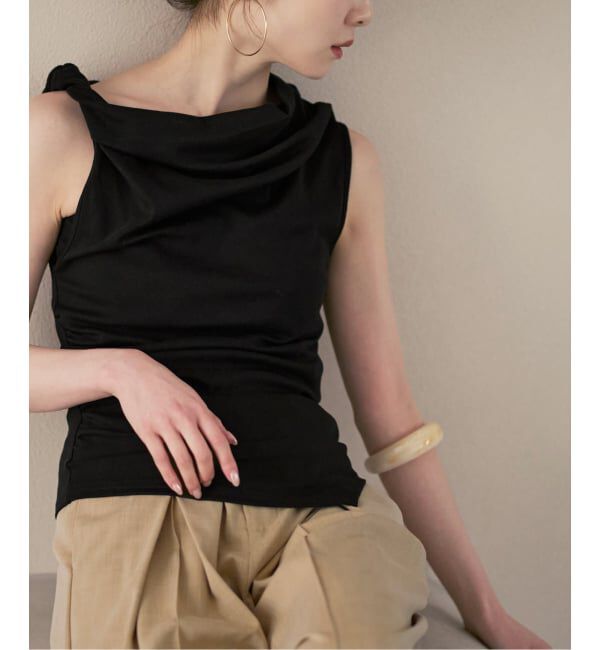 NOBLE「《予約》SUNCOO/サンクー ツイストカットソー」|Tシャツ・カットソー|