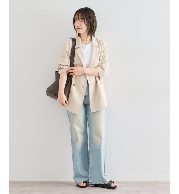 U by SPICK&SPAN「《予約》UVカット ツイルダブルジャケット」|テーラードジャケット|