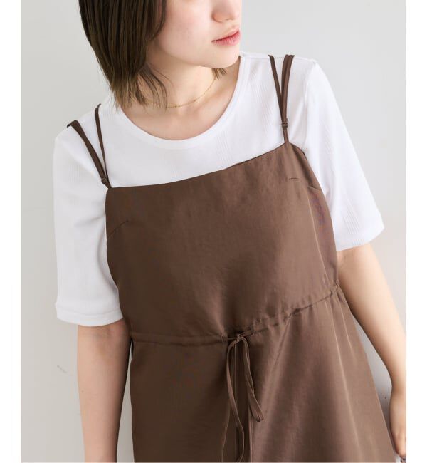 U by SPICK&SPAN「《予約》Atelier Edition/アトリエ エディション FLOUNCE DETAIL DRESS」|ワンピース|