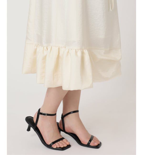 U by SPICK&SPAN「《予約》Atelier Edition/アトリエ エディション FLOUNCE DETAIL DRESS」|ワンピース|