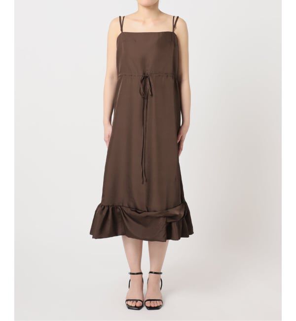 U by SPICK&SPAN「《予約》Atelier Edition/アトリエ エディション FLOUNCE DETAIL DRESS」|ワンピース|