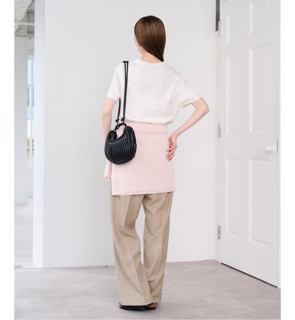 U by SPICK&SPAN「《予約》ロゴプリントハーフスリーブTシャツ」|Tシャツ・カットソー|