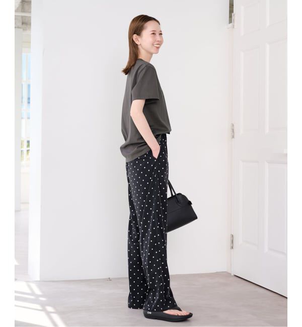 U by SPICK&SPAN「《予約》ロゴプリントハーフスリーブTシャツ」|Tシャツ・カットソー|