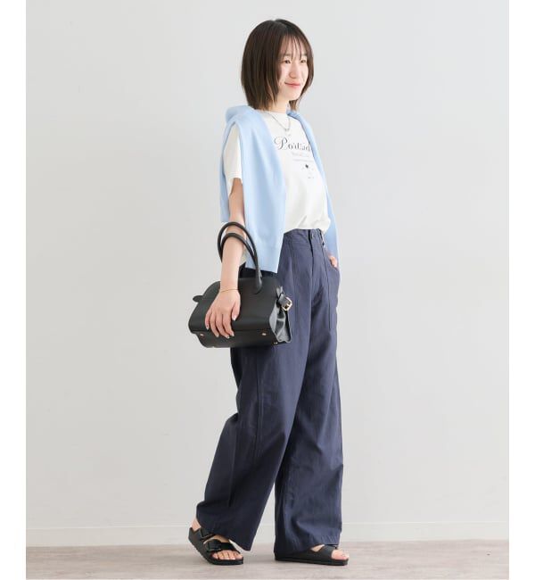 U by SPICK&SPAN「《予約》ロゴプリントハーフスリーブTシャツ」|Tシャツ・カットソー|